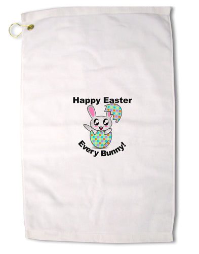 Happy Easter Every Bunny Premium Cotton Golf Towel - 16 x 25 inch by TooLoud