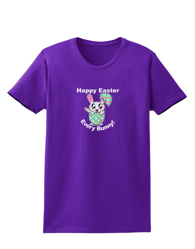 Happy Easter Every Bunny Womens Dark T-Shirt by TooLoud-TooLoud-Purple-X-Small-Davson Sales