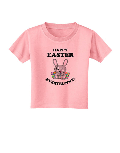 Happy Easter Everybunny Toddler T-Shirt-Toddler T-Shirt-TooLoud-Candy-Pink-2T-Davson Sales