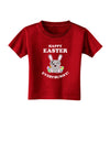 Happy Easter Everybunny Toddler T-Shirt Dark-Toddler T-Shirt-TooLoud-Red-2T-Davson Sales