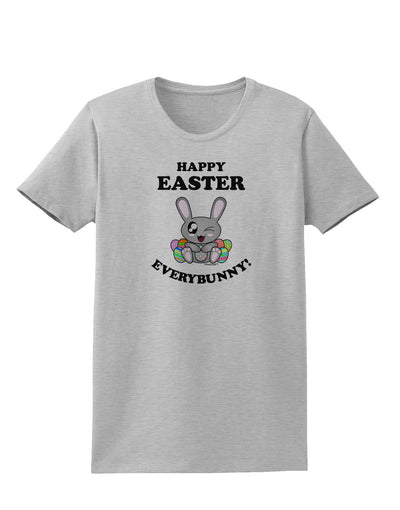 Happy Easter Everybunny Womens T-Shirt-Womens T-Shirt-TooLoud-AshGray-X-Small-Davson Sales