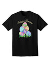 Happy Easter Gel Look Print Adult Dark T-Shirt-Mens T-Shirt-TooLoud-Black-Small-Davson Sales