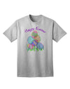 Happy Easter Gel Look Print Adult T-Shirt - Premium Quality for Festive Celebrations-Mens T-shirts-TooLoud-AshGray-Small-Davson Sales