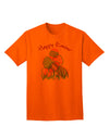 Happy Easter Gel Look Print Adult T-Shirt - Premium Quality for Festive Celebrations-Mens T-shirts-TooLoud-Orange-Small-Davson Sales