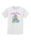 Happy Easter Gel Look Print Childrens T-Shirt-Childrens T-Shirt-TooLoud-White-X-Small-Davson Sales