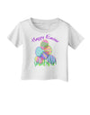 Happy Easter Gel Look Print Infant T-Shirt-Infant T-Shirt-TooLoud-White-06-Months-Davson Sales