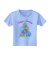 Happy Easter Gel Look Print Toddler T-Shirt-Toddler T-Shirt-TooLoud-Aquatic-Blue-2T-Davson Sales
