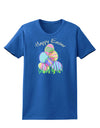 Happy Easter Gel Look Print Womens Dark T-Shirt-TooLoud-Royal-Blue-X-Small-Davson Sales