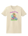 Happy Easter Gel Look Print Womens T-Shirt-Womens T-Shirt-TooLoud-Natural-X-Small-Davson Sales