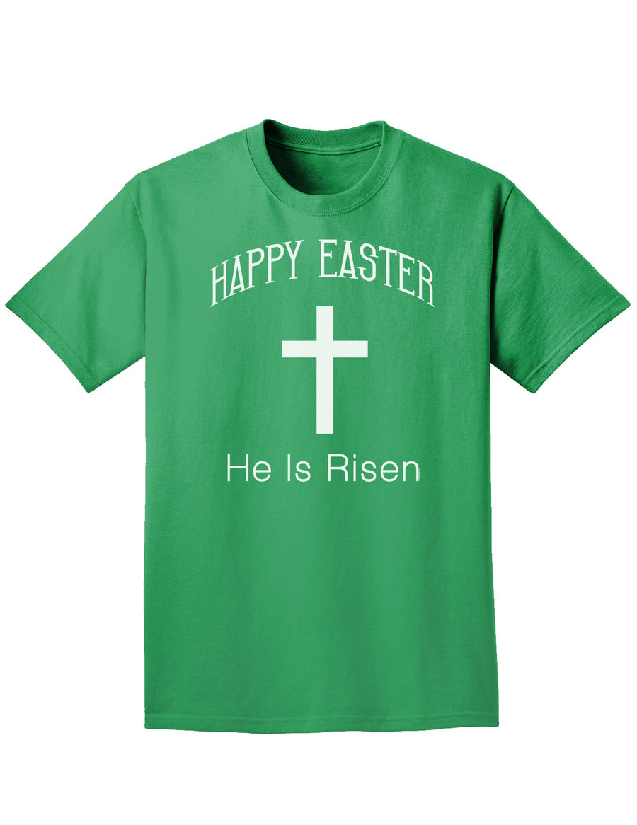 Happy Easter He is Risen Adult Dark T-Shirt-Mens T-Shirt-TooLoud-Purple-Small-Davson Sales