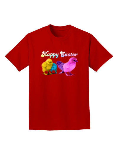 Happy Easter Peepers Adult Dark T-Shirt-Mens T-Shirt-TooLoud-Red-Small-Davson Sales