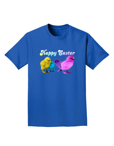 Happy Easter Peepers Adult Dark T-Shirt-Mens T-Shirt-TooLoud-Royal-Blue-Small-Davson Sales