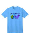 Happy Easter Peepers Adult T-Shirt: Premium Quality, Limited Edition-Mens T-shirts-TooLoud-Aquatic-Blue-Small-Davson Sales