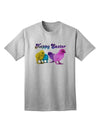 Happy Easter Peepers Adult T-Shirt: Premium Quality, Limited Edition-Mens T-shirts-TooLoud-AshGray-Small-Davson Sales