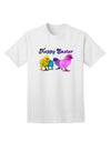 Happy Easter Peepers Adult T-Shirt: Premium Quality, Limited Edition-Mens T-shirts-TooLoud-White-Small-Davson Sales