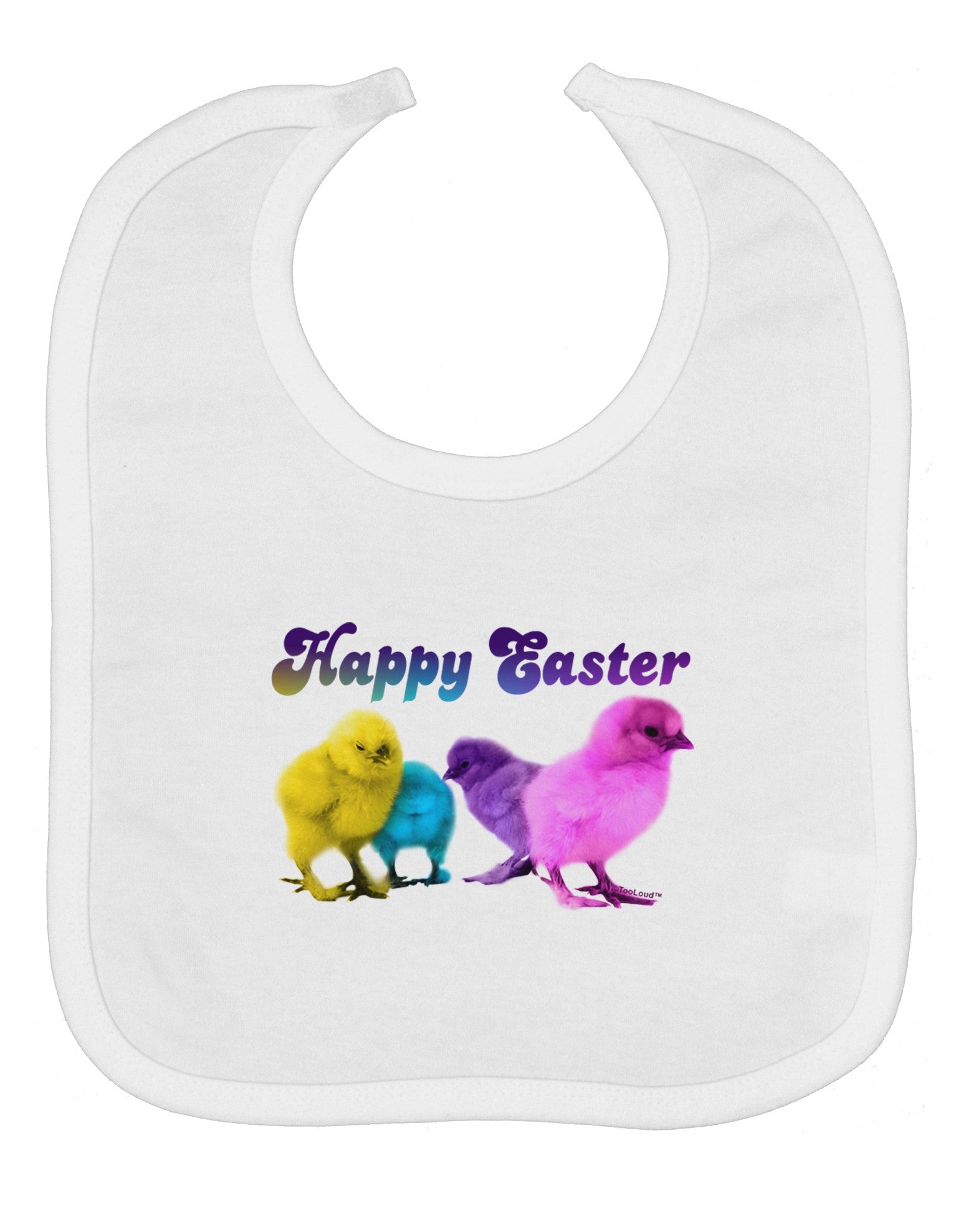 Happy Easter Peepers Baby Bib