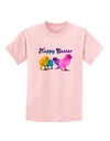 Happy Easter Peepers Childrens T-Shirt-Childrens T-Shirt-TooLoud-PalePink-X-Small-Davson Sales