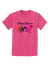 Happy Easter Peepers Childrens T-Shirt-Childrens T-Shirt-TooLoud-Sangria-X-Small-Davson Sales