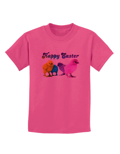 Happy Easter Peepers Childrens T-Shirt-Childrens T-Shirt-TooLoud-Sangria-X-Small-Davson Sales