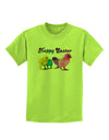 Happy Easter Peepers Childrens T-Shirt-Childrens T-Shirt-TooLoud-Lime-Green-X-Small-Davson Sales