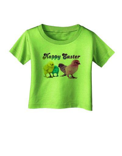 Happy Easter Peepers Infant T-Shirt-Infant T-Shirt-TooLoud-Lime-Green-06-Months-Davson Sales