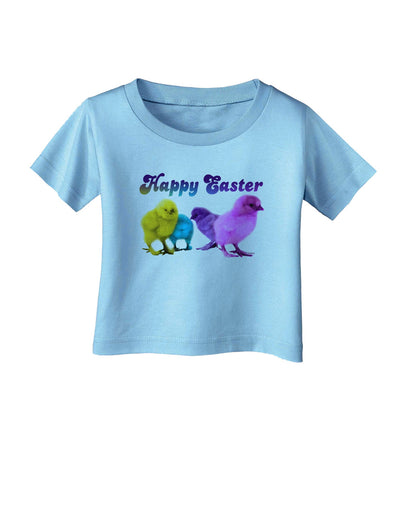 Happy Easter Peepers Infant T-Shirt-Infant T-Shirt-TooLoud-Aquatic-Blue-06-Months-Davson Sales