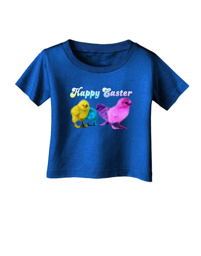 Happy Easter Peepers Infant T-Shirt Dark-Infant T-Shirt-TooLoud-Royal-Blue-06-Months-Davson Sales