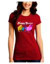 Happy Easter Peepers Juniors Petite Crew Dark T-Shirt-Womens T-Shirt-TooLoud-Red-Juniors Fitted Small-Davson Sales