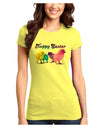 Happy Easter Peepers Juniors Petite T-Shirt-Womens T-Shirt-TooLoud-Yellow-Juniors Fitted X-Small-Davson Sales