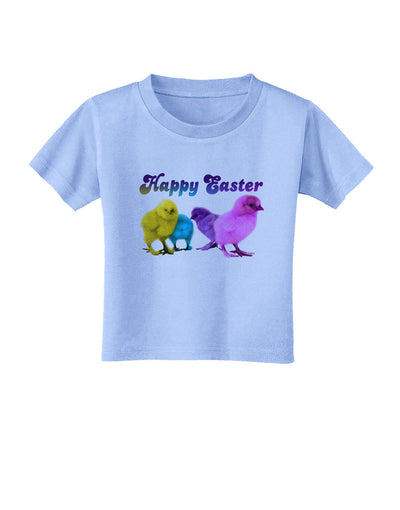 Happy Easter Peepers Toddler T-Shirt-Toddler T-Shirt-TooLoud-Aquatic-Blue-2T-Davson Sales
