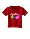 Happy Easter Peepers Toddler T-Shirt Dark-Toddler T-Shirt-TooLoud-Red-2T-Davson Sales