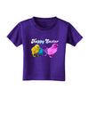 Happy Easter Peepers Toddler T-Shirt Dark-Toddler T-Shirt-TooLoud-Purple-2T-Davson Sales