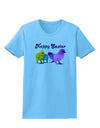 Happy Easter Peepers Womens T-Shirt-Womens T-Shirt-TooLoud-Aquatic-Blue-X-Small-Davson Sales