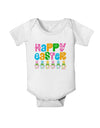 Happy Easter - Tulips Baby Romper Bodysuit by TooLoud-Baby Romper-TooLoud-White-06-Months-Davson Sales
