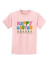 Happy Easter - Tulips Childrens T-Shirt by TooLoud-Childrens T-Shirt-TooLoud-PalePink-X-Small-Davson Sales