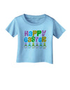 Happy Easter - Tulips Infant T-Shirt by TooLoud-Infant T-Shirt-TooLoud-Aquatic-Blue-06-Months-Davson Sales