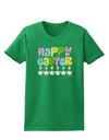 Happy Easter - Tulips Womens Dark T-Shirt by TooLoud-Womens T-Shirt-TooLoud-Kelly-Green-X-Small-Davson Sales