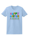 Happy Easter - Tulips Womens T-Shirt by TooLoud-Womens T-Shirt-TooLoud-Light-Blue-X-Small-Davson Sales