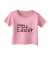 Happy Easter with Cross Infant T-Shirt by TooLoud-Infant T-Shirt-TooLoud-Candy-Pink-06-Months-Davson Sales