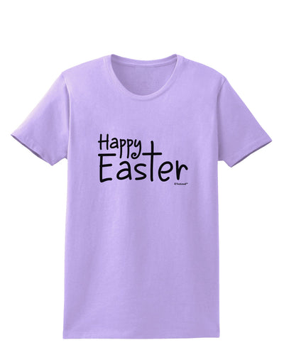 Happy Easter with Cross Womens T-Shirt by TooLoud-Womens T-Shirt-TooLoud-Lavender-X-Small-Davson Sales