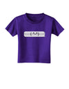 Happy FaceText Bubble Toddler T-Shirt Dark-Toddler T-Shirt-TooLoud-Purple-2T-Davson Sales