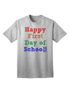 Happy First Day of School Adult T-Shirt-Mens T-Shirt-TooLoud-AshGray-Small-Davson Sales