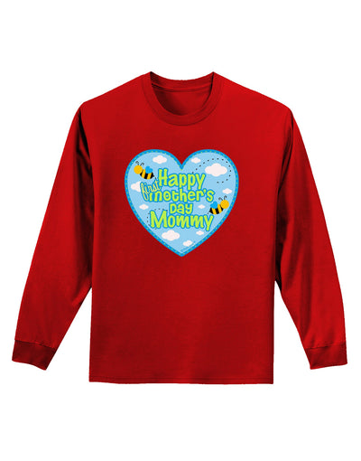 Happy First Mother's Day Mommy - Blue Adult Long Sleeve Dark T-Shirt by TooLoud-TooLoud-Red-Small-Davson Sales