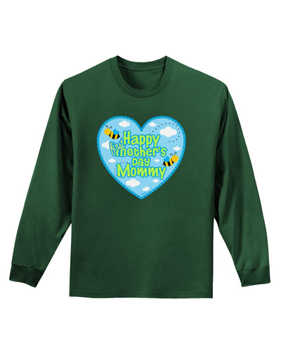 Happy First Mother's Day Mommy - Blue Adult Long Sleeve Dark T-Shirt by TooLoud-TooLoud-Dark-Green-Small-Davson Sales