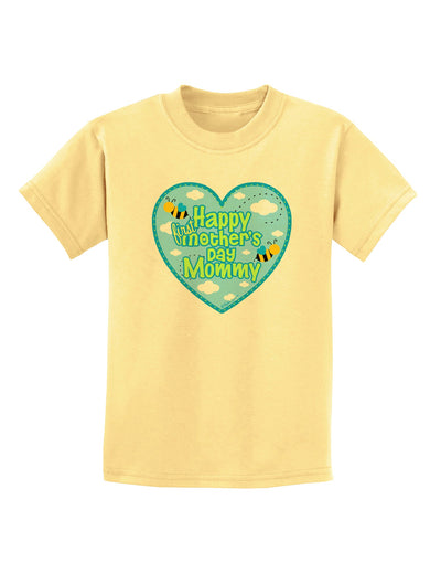 Happy First Mother's Day Mommy - Blue Childrens T-Shirt by TooLoud-Childrens T-Shirt-TooLoud-Daffodil-Yellow-X-Small-Davson Sales