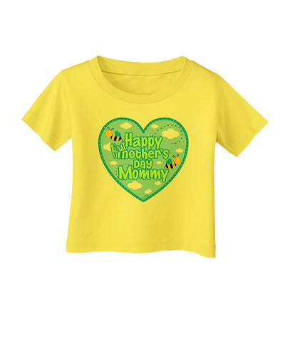 Happy First Mother's Day Mommy - Blue Infant T-Shirt by TooLoud-Infant T-Shirt-TooLoud-Yellow-06-Months-Davson Sales