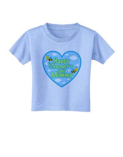 Happy First Mother's Day Mommy - Blue Toddler T-Shirt by TooLoud-Toddler T-Shirt-TooLoud-Aquatic-Blue-2T-Davson Sales