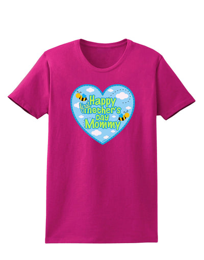 Happy First Mother's Day Mommy - Blue Womens Dark T-Shirt by TooLoud-Womens T-Shirt-TooLoud-Hot-Pink-Small-Davson Sales