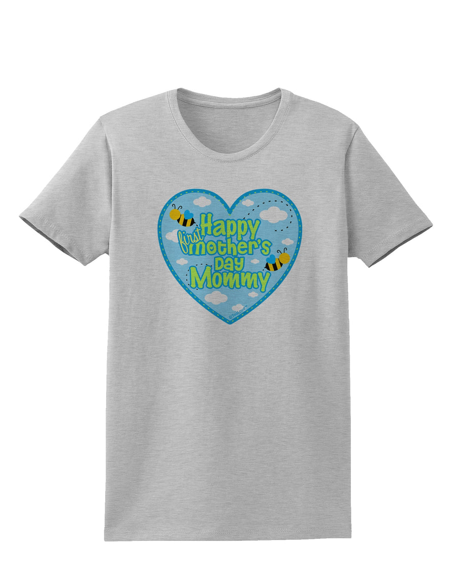 Happy First Mother's Day Mommy - Blue Womens T-Shirt by TooLoud-Womens T-Shirt-TooLoud-White-X-Small-Davson Sales