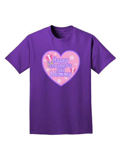 Happy First Mother's Day Mommy - Pink Adult Dark T-Shirt by TooLoud-Mens T-Shirt-TooLoud-Purple-Small-Davson Sales